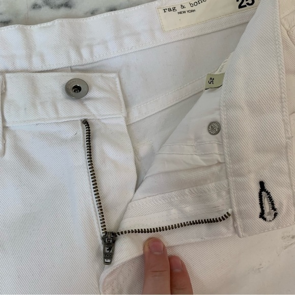 RAG AND BONE Shorts NWT Ripped High Waist Cutoff 25 - Picture 5 of 12
